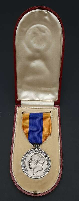 RARE: 1910 Union of South Africa. 925 Silver Commemorative Medal w/ Silk Ribbon & Presentation Case.
