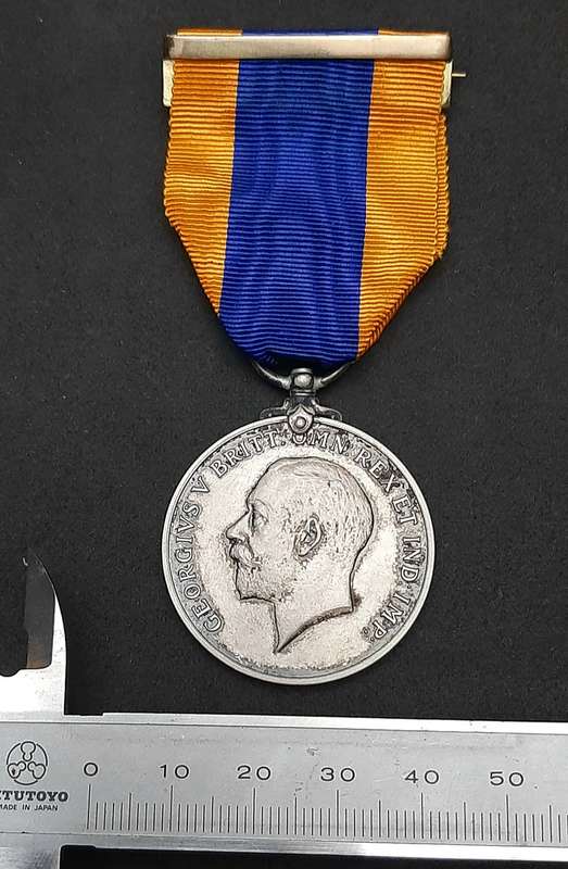 RARE: 1910 Union of South Africa. 925 Silver Commemorative Medal w/ Silk Ribbon & Presentation Case.