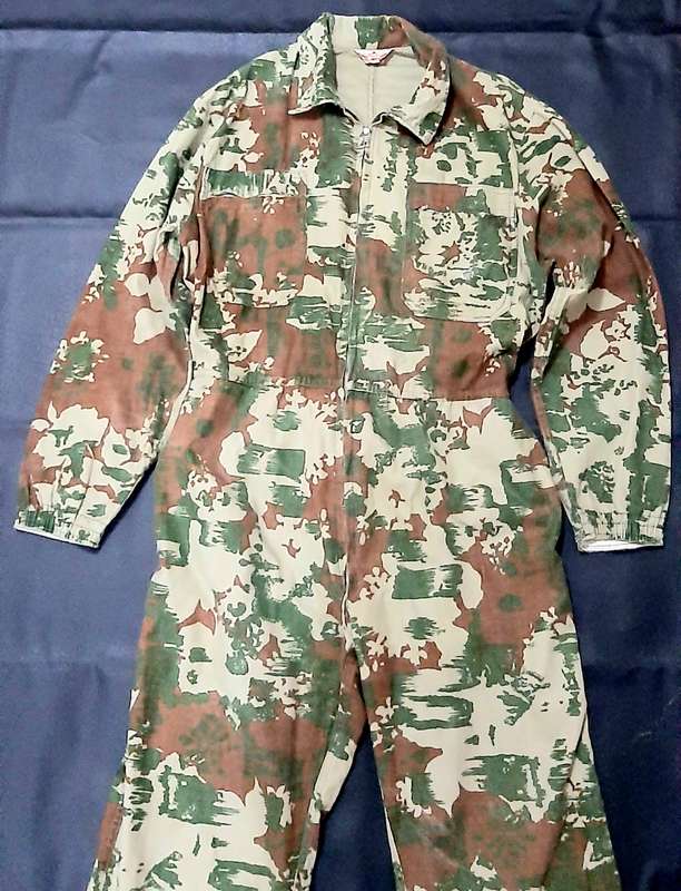 Rhodesian Bush War: 1960s  SA  1st Patt. Camouflage Alouette III Pilot's Flight-suit