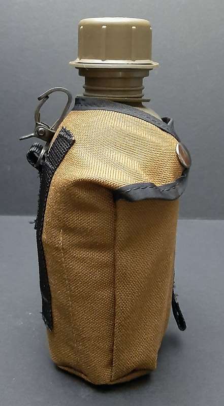 RARE: Mid-1990s SADF Nutria Cordura 1 Litre Canteen Cover w/ Waterbottle.