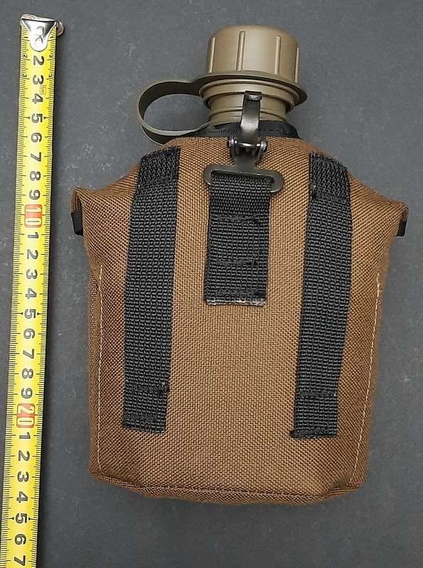RARE: Mid-1990s SADF Nutria Cordura 1 Litre Canteen Cover w/ Waterbottle.