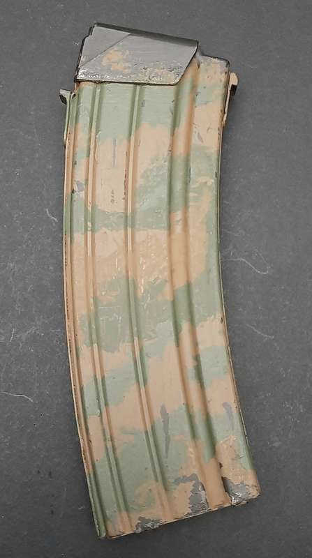 Early 1990s: ABS-ISD 2nd Patt. Camouflage R4/ R5  Steel 30 Rnd Magazine #3.