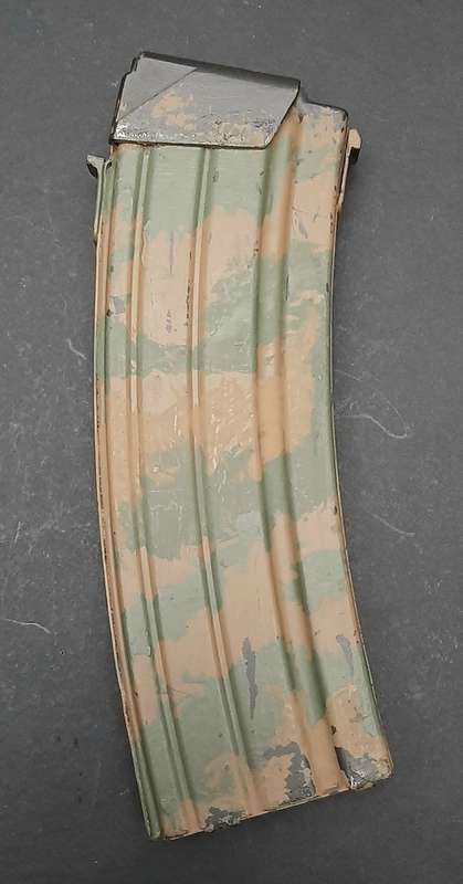 Early 1990s: ABS-ISD 2nd Patt. Camouflage R4/ R5  Steel 30 Rnd Magazine #3.
