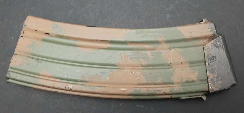 Early 1990s: ABS-ISD 2nd Patt. Camouflage R4/ R5  Steel 30 Rnd Magazine #3.
