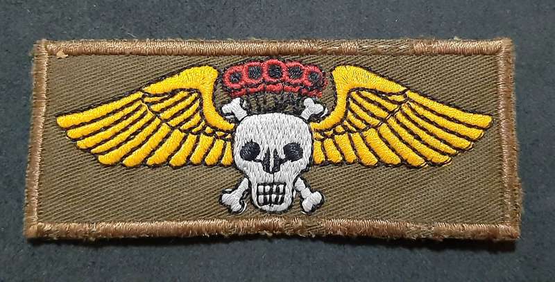 RARE: 1980s SADF- Unofficial 44 Parachute Brig. Test Jumpers Association Qualification Wing.