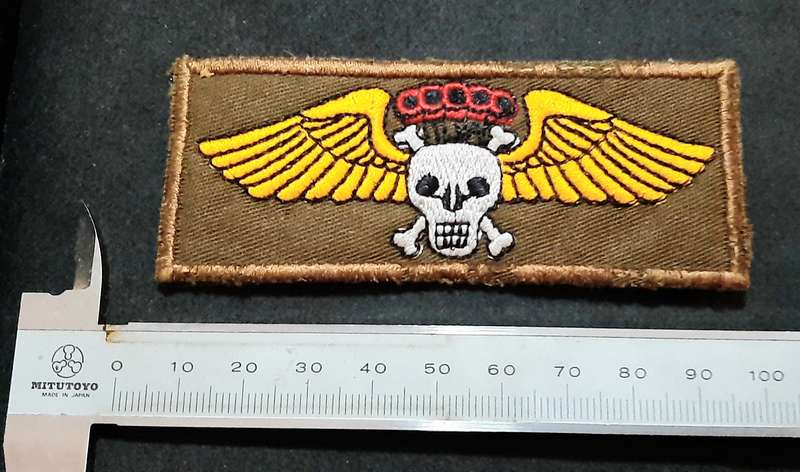 RARE: 1980s SADF- Unofficial 44 Parachute Brig. Test Jumpers Association Qualification Wing.