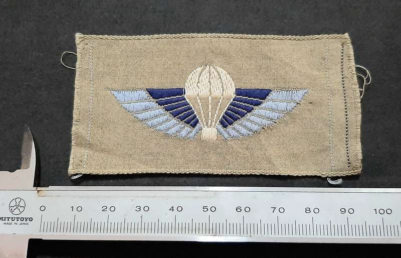 RARE: 1990s Australian S.A.S Embroidered Summer Dress Parachute Wing.