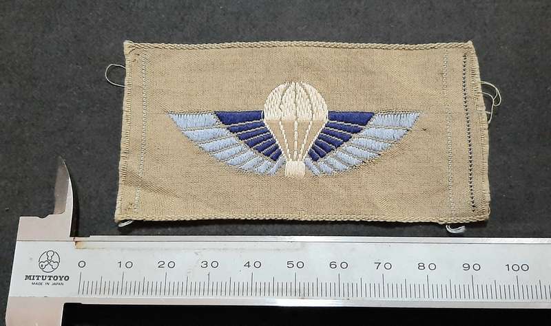 RARE: 1990s Australian S.A.S Embroidered Summer Dress Parachute Wing.