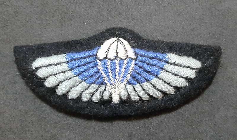 RARE: 1980s British S.A.S Padded Embroidered Parachute Qualification Wing.