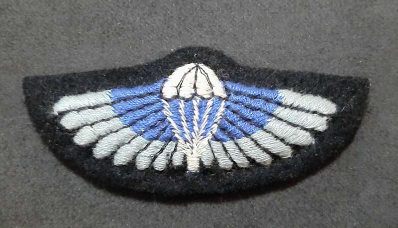 RARE: 1980s British S.A.S Padded Embroidered Parachute Qualification Wing.