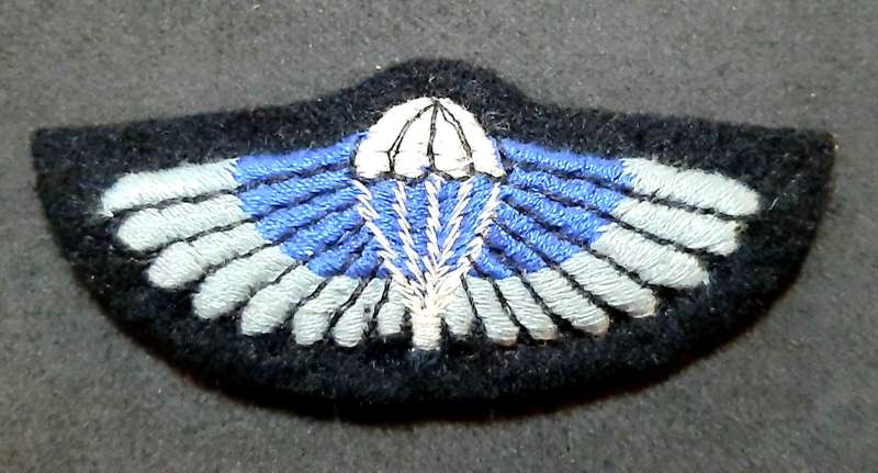 RARE: 1980s British S.A.S Padded Embroidered Parachute Qualification Wing.