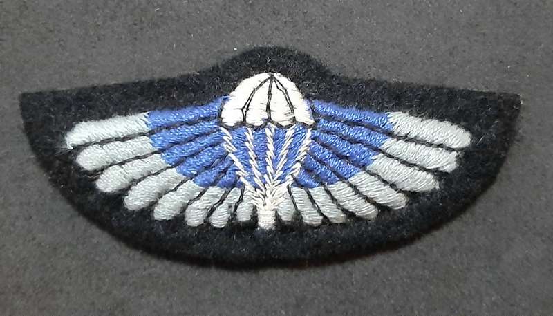 RARE: 1980s British S.A.S Padded Embroidered Parachute Qualification Wing.