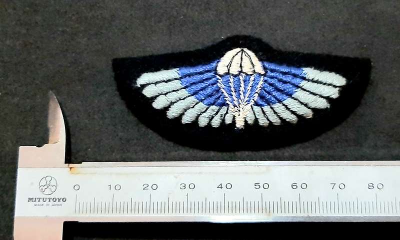 RARE: 1980s British S.A.S Padded Embroidered Parachute Qualification Wing.