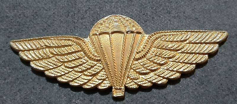 RARE: 1980s Australian S.A.S Bronze Metallic HALO Dress Parachute Wing #2 (No Lugs).