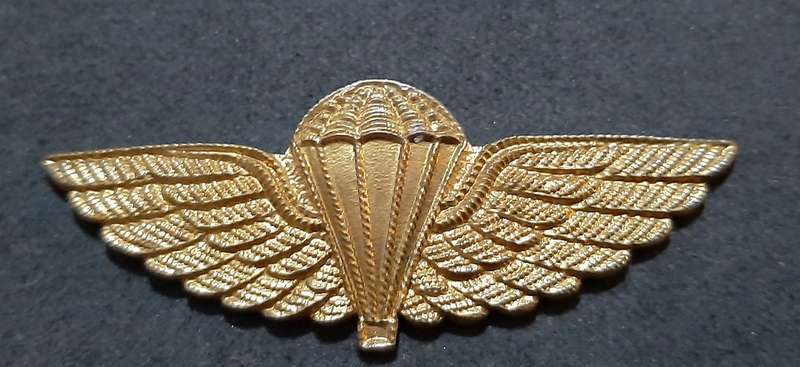 RARE: 1980s Australian S.A.S Bronze Metallic HALO Dress Parachute Wing #2 (No Lugs).
