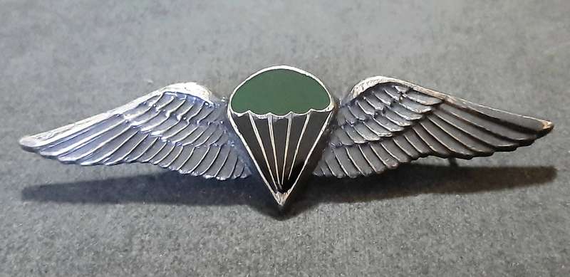 RARE: Border War-  1970s SADF Unofficial Parachute Batt. 'Night Test Jump' Wing w/ Enamel Inlay