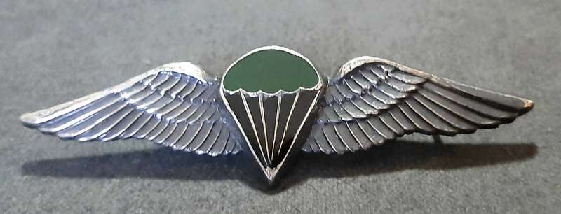 RARE: Border War-  1970s SADF Unofficial Parachute Batt. 'Night Test Jump' Wing w/ Enamel Inlay