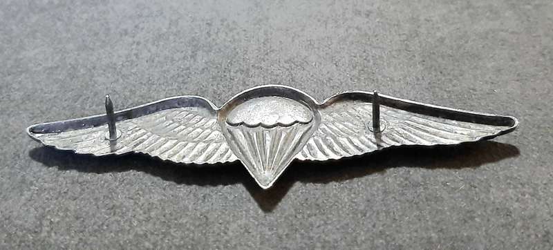 RARE: Border War-  1970s SADF Unofficial Parachute Batt. 'Night Test Jump' Wing w/ Enamel Inlay