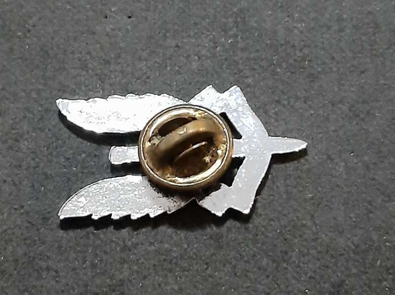 RARE: 1990s British S.A.S Metallic Lapel Badge w/ Enamel Inlay (Pin Intact).