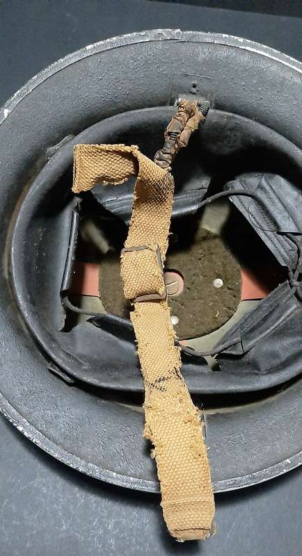 WW2: Union Defence Force 'Slate Grey' MKII Brodie Helmet w/ Applied Unit Decal (Jager-Rand 1942).