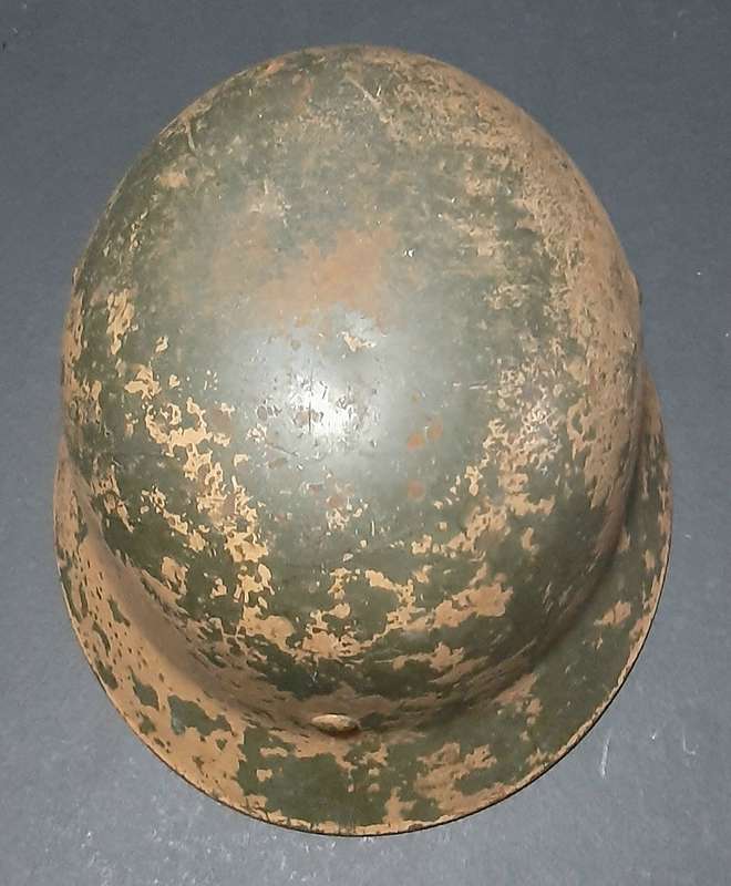 Rare WW2 German M35 D/Decal 'Afrika Korps' Desert Camouflage Steel Helmet (SE64)