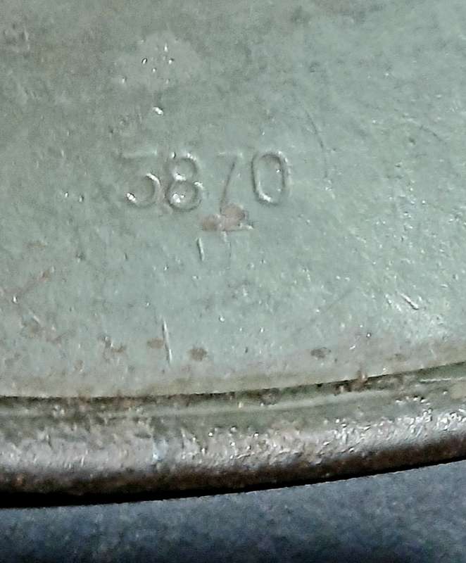 Rare WW2 German M35 D/Decal 'Afrika Korps' Desert Camouflage Steel Helmet (SE64)