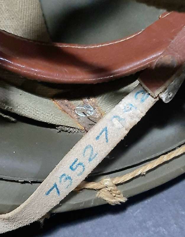 RARE: Border War 1960s- SADF Parachute Battalion Steel Helmet 'Springdak' w/ Camouflage Netting