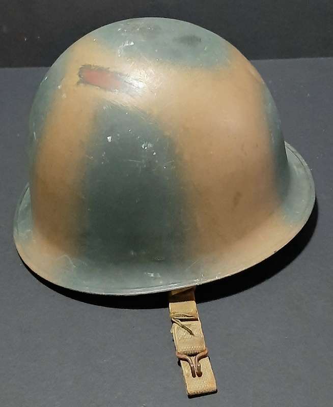 Border War: 1980s SADF Bi-Tonal Camouflage Pattern Helmet w/ Liner (1 Strap Only ).