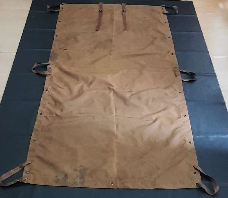Border War: 1970s SADF Nutria Groundsheet / Shelter Half w/ fittings(1.8 m x 1m).