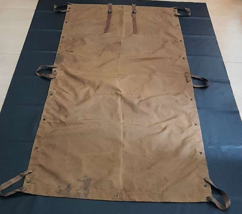 Border War: 1970s SADF Nutria Groundsheet / Shelter Half w/ fittings(1.8 m x 1m).
