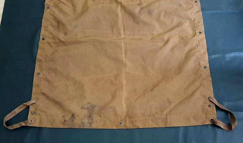 Border War: 1970s SADF Nutria Groundsheet / Shelter Half w/ fittings(1.8 m x 1m).