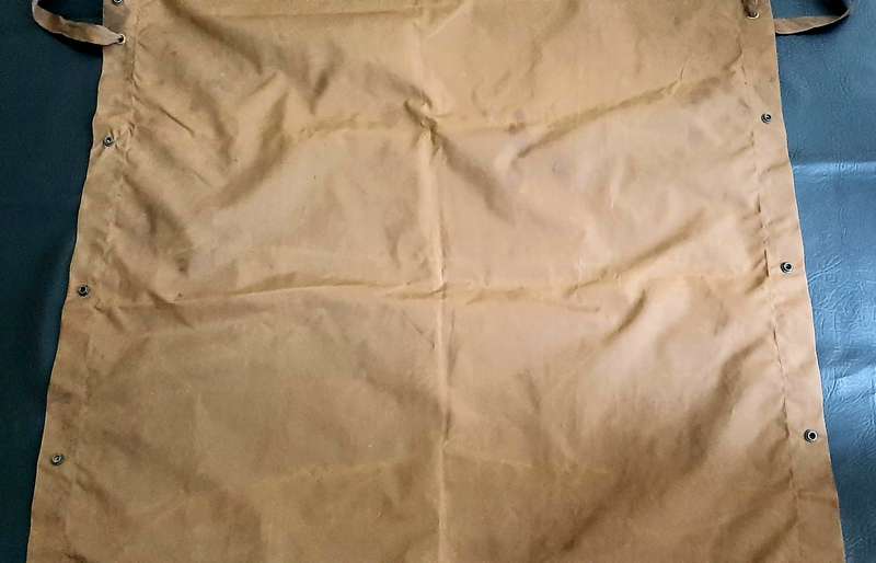Border War: 1970s SADF Nutria Groundsheet / Shelter Half w/ fittings(1.8 m x 1m).