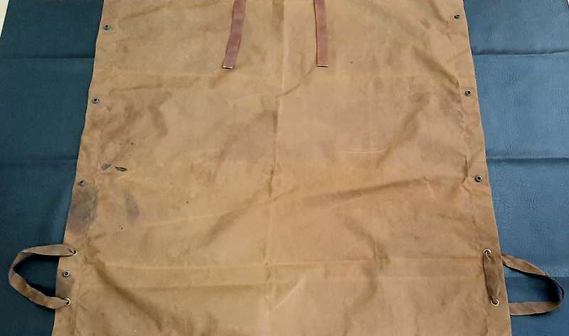Border War: 1970s SADF Nutria Groundsheet / Shelter Half w/ fittings(1.8 m x 1m).