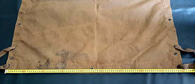 Border War: 1970s SADF Nutria Groundsheet / Shelter Half w/ fittings(1.8 m x 1m).