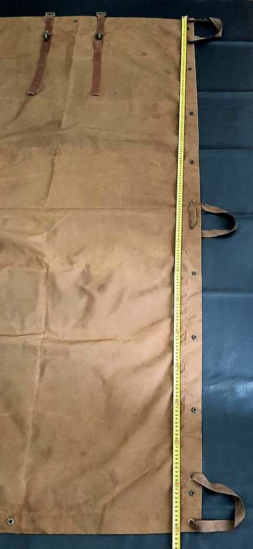 Border War: 1970s SADF Nutria Groundsheet / Shelter Half w/ fittings(1.8 m x 1m).