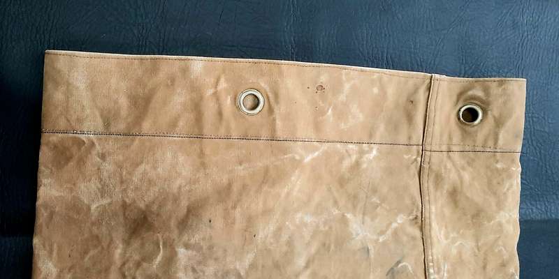 Border War: 1970s SADF Nat. Service Webbing Duffle Bag w/ Strap (Troop Inscribed).