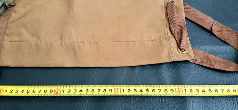 Border War 1970s : SADF Nutria Nat. Service Nylon Groundsheet/ Shelter #2 ( 1.8m x 0.5m ).