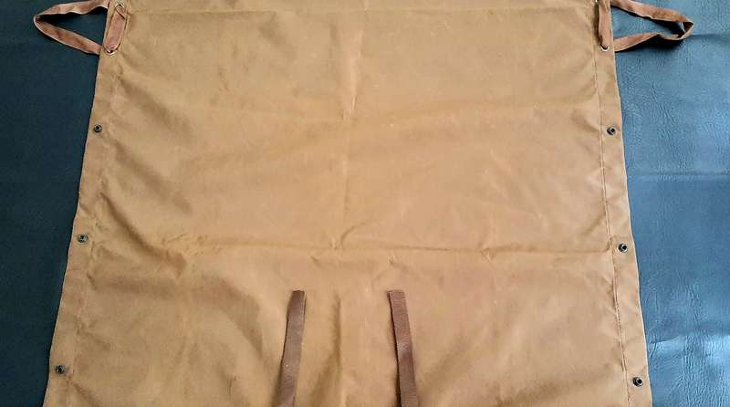 Border War 1970s : SADF Nutria Nat. Service Nylon Groundsheet/ Shelter #2 ( 1.8m x 0.5m ).