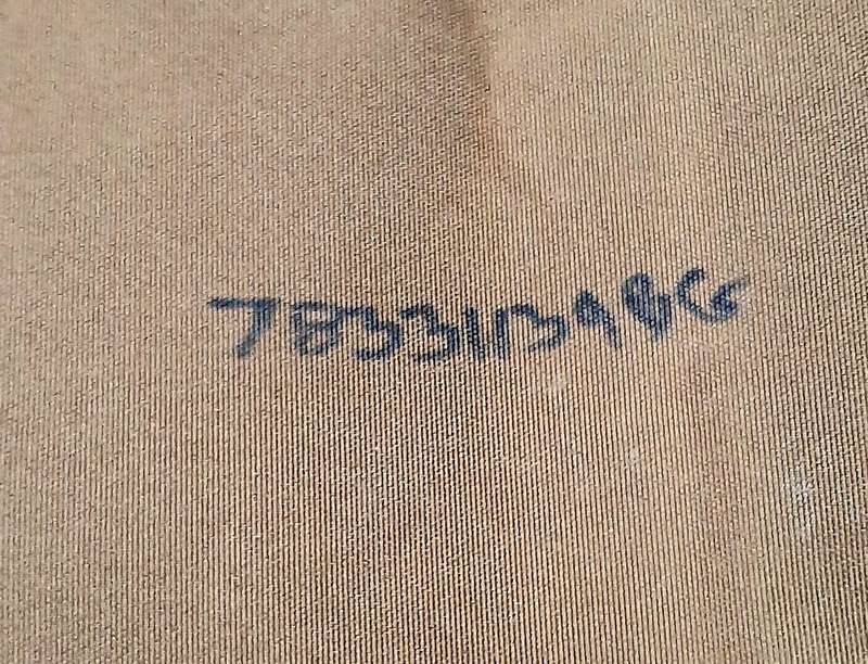 Border War 1970s : SADF Nutria Nat. Service Nylon Groundsheet/ Shelter #2 ( 1.8m x 0.5m ).