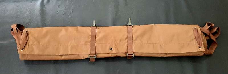 Border War 1970s : SADF Nutria Nat. Service Nylon Groundsheet/ Shelter #2 ( 1.8m x 0.5m ).