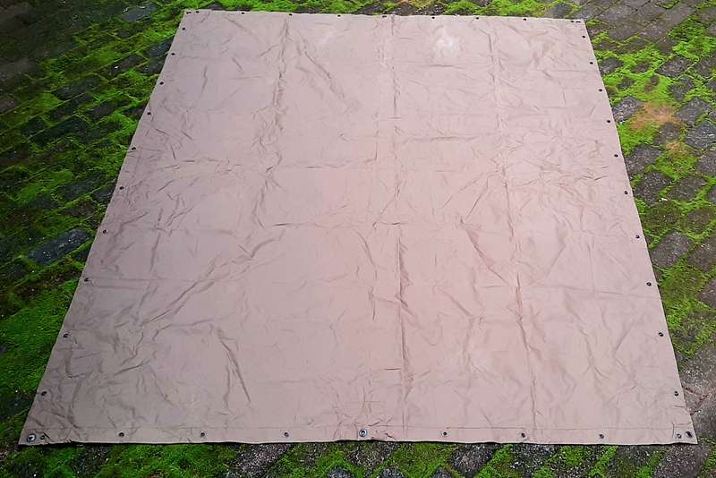 Border War 1970s SADF: Nutria Unissued Nylon 2-Man Groundsheet/ Shelter (2.2 m x 1.75m)