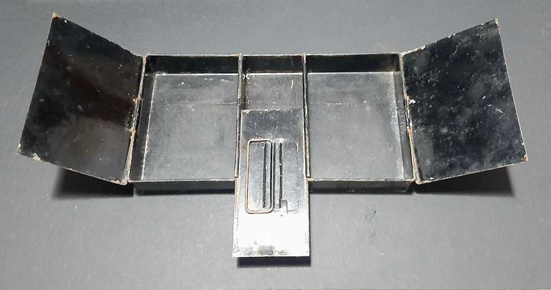 1930s Barclay's Bank South Africa: Metal Currency Storage Box w/ Internal Shelf Segment (31cmx19cm)