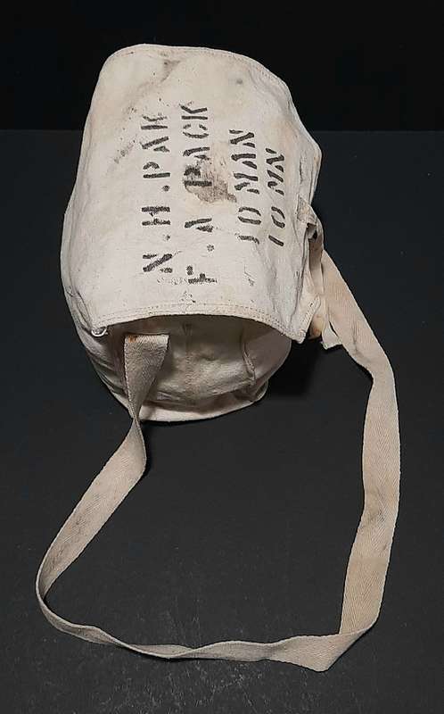 RARE: WW2 UDF Medic's 10-Man First Field Aid Webbing Bag w/ Sling (USED).