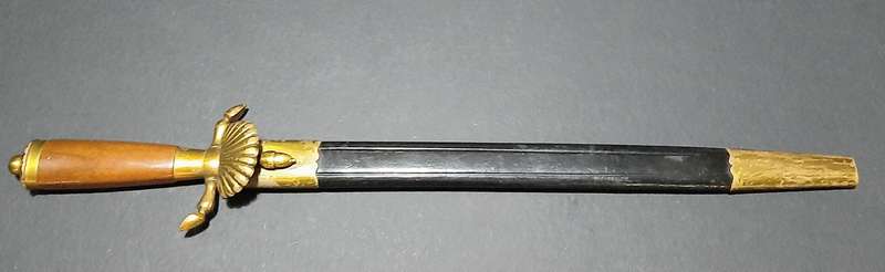 Rare 1920s/1930s Weimar German 'Hunting & Forestry' Hirschfänger Dagger with Clamshell & Scabbard