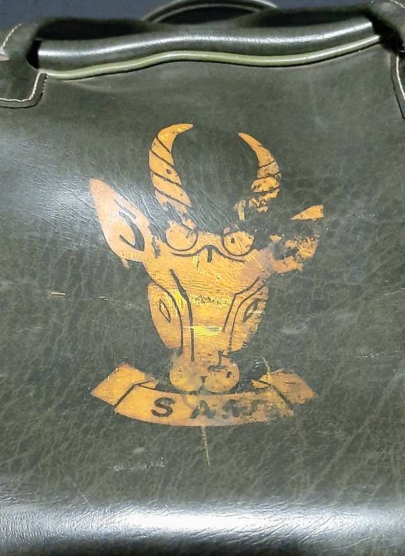 RARE: Border War - 1970s SADF N.C.O's Private Purchase SA Infantry Leatherette Tote Bag (43cm×35cm)