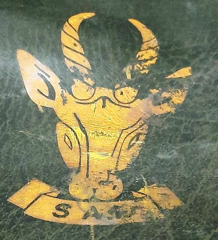RARE: Border War - 1970s SADF N.C.O's Private Purchase SA Infantry Leatherette Tote Bag (43cm×35cm)