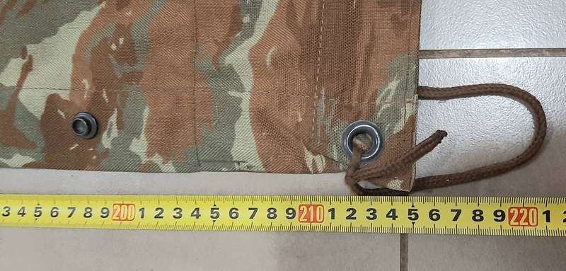 RARE: Border War 1980s - SADF 32 Battalion Camouflage Poncho/ Groundsheet w/ Hood (Specifico).