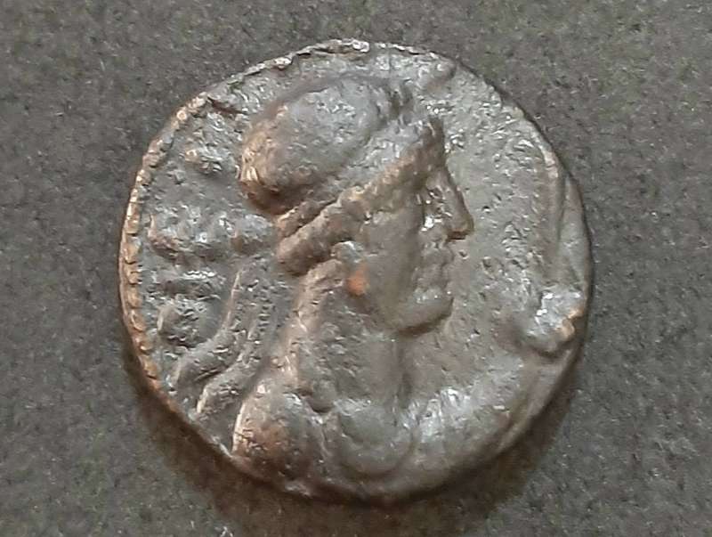 RARE: Kushan( Yuezhi) 1st Century AD Bronze Sota Tetradrachm Coin .