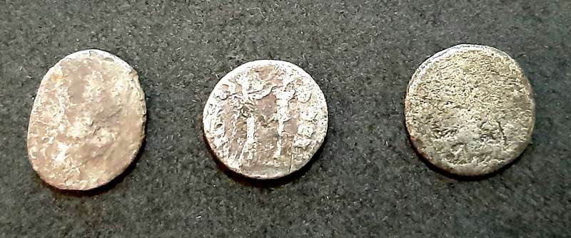 Roman Macedonia: 1st-2nd Century AD Imperial Era Silver Coins x3 Pcs .