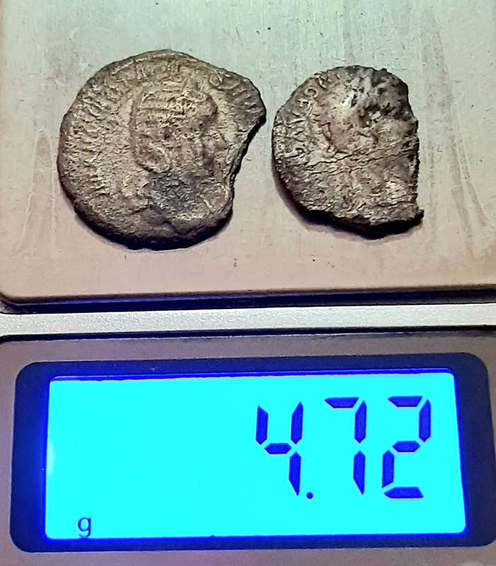 Roman Macedonia: Pair of  Silver Drachma  Coins 1st-2nd Century AD ( 2 x Pcs).